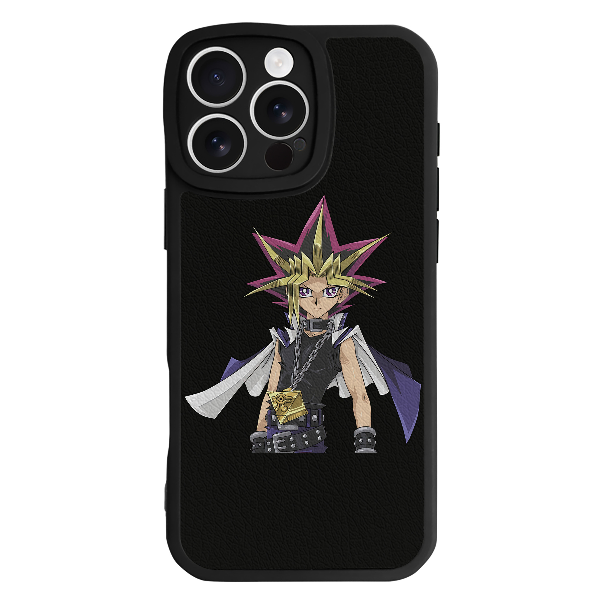 遊☆戯☆王 Yu-Gi-Oh! 【iPhone 16シリーズ対応】シリコンスマホケース（レザー調） 材質：シリコン